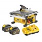 DeWALT DCS7485T2 FLEXVOLT galda ripzāģis 2x6 Ah, zāģa darbagalds